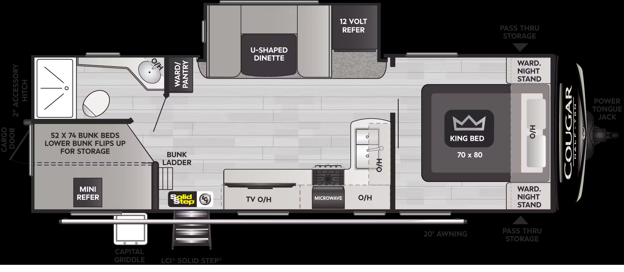 2023 KEYSTONE COUGAR 1/2 TON 25DBSWE